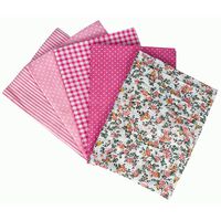 Pale Pink Fat Quarters: Pack of 5