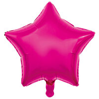 19 Inch Pink Star Helium Balloon