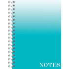 A4 Wiro Ombre Mint Lined Notebook image number 1