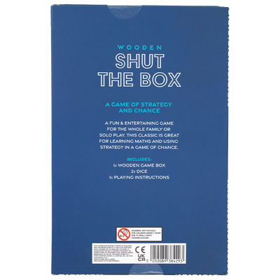 Wooden Shut the Box Game image number 3