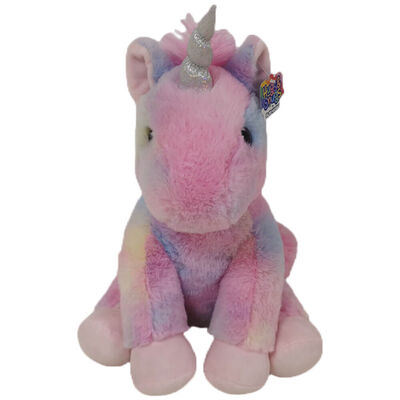 PlayWorks Hugs & Snugs Toy: Sitting Unicorn image number 1