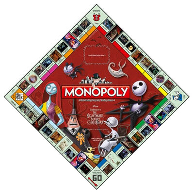 The Nightmare Before Christmas Monopoly Board Game image number 2