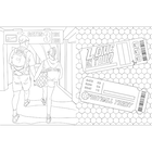 Game, Set and Match: Sports Romance Colouring Book image number 2