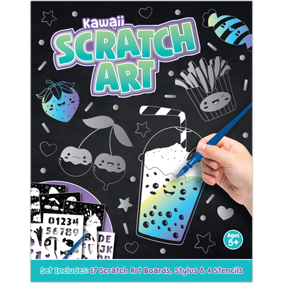 Scratch Art Book: Kawaii image number 1