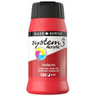 System 3 Acrylic Paint: Vermillion Hue 500ml image number 1