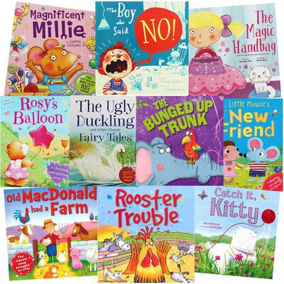 Friendly Animal Friends: 10 Kids Picture Books Bundle image number 1