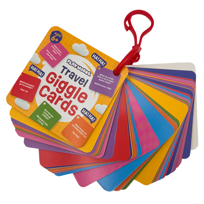 PlayWorks Travel Giggle Cards Keyring Game image number 2