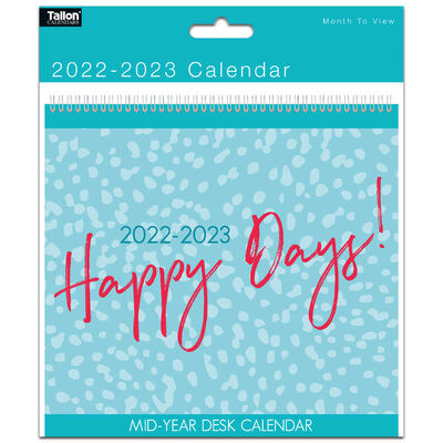 Happy Days! 2022-2023 Mid-Year Desk Calendar image number 1