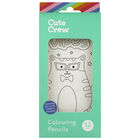 Cute Crew Colouring Pencils: Pack of 12 image number 3