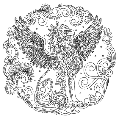 Mythical Mindful Colouring image number 5