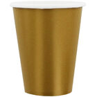 Gold Paper Cups - 8 Pack image number 1