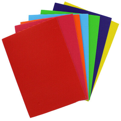 A4 Corrugated Coloured Card: Pack of 10 image number 2