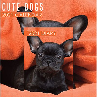 Cute Dogs 2021 Calendar and Diary Set image number 1