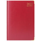 A4 Red Padded 2022 Day a Page Diary image number 1