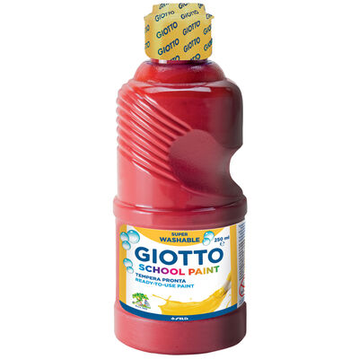 Giotto Red School Paint 250ml image number 1