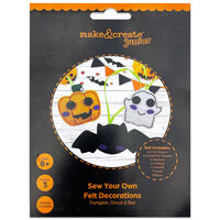 Halloween Sew Your Own Felt Decorations