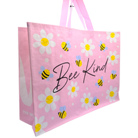 Busy Bee Pink Shopper Bag