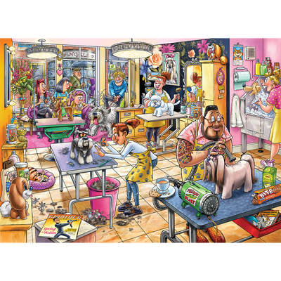 Wasgij Mystery 23 Pooch Parlour! 1000 Piece Jigsaw Puzzle image number 3