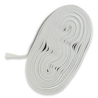 White Elastic: 5m