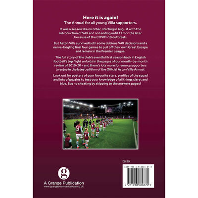 The Official Aston Villa FC Annual 2021 image number 3