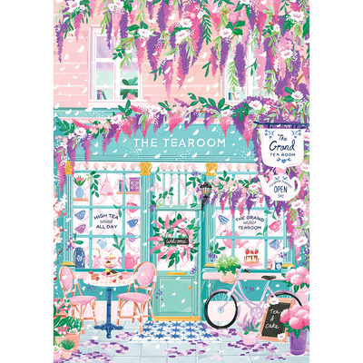 The Tea Room by Simply Katy 1000 Piece Jigsaw Puzzle image number 2