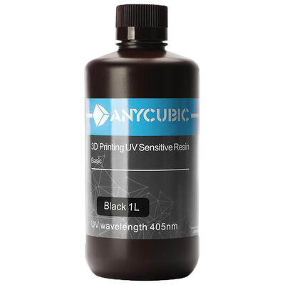 Anycubic 3D Printer Resin: Black image number 1