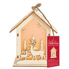 Wooden Stags LED Shadow Box House image number 1
