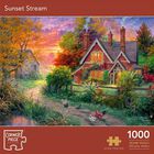 Sunset Stream 1000 Piece Jigsaw Puzzle image number 1