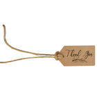 10 Kraft Wedding Small Thank You Tags image number 1