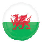 18 Inch Welsh Flag Helium Balloon image number 1