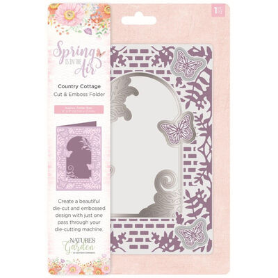 Crafters Companion Spring is in the Air Cut & Emboss Folder - Country Cottage image number 1
