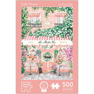 Caf&eacute; Amour by Simply Katy 500 Piece Jigsaw Puzzle image number 1