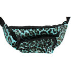 Blue Leopard Print Bum Bag image number 1