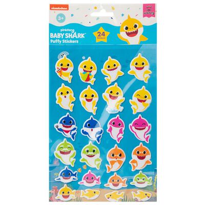 Baby Shark Puffy Stickers: Pack of 24 image number 1