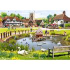 Village Pond 1000 Piece Jigsaw Puzzle image number 2