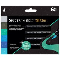 Spectrum Noir Glitter Markers: Cool Elements