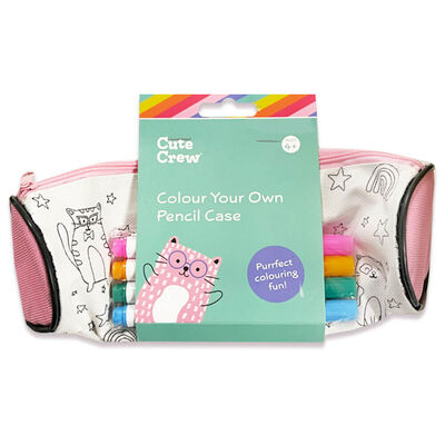 Cute Crew: Colour Your Own Pencil Case image number 1