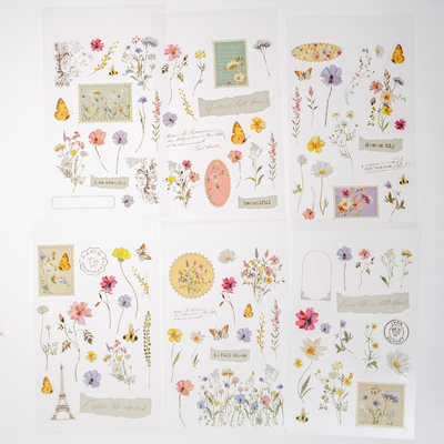 Wildflower Collection Clear Stickers: Pack of 100 image number 2