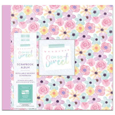First Edition Oh So Sweet Floral Scrapbook Album 12&rdquo;x12&rdquo; image number 1