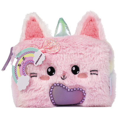 Caticorn Mini Fluffy Pencil Case image number 1