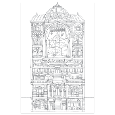 Vertical Worlds: Colouring Book image number 5