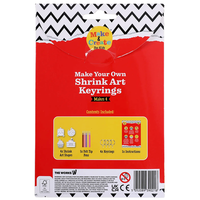 Make Your Own Cute Food Shrink Art Keyrings image number 3