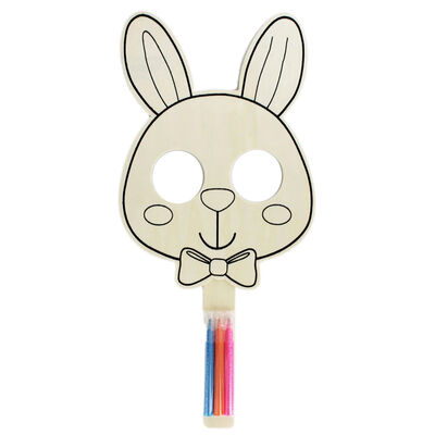 Colour Your Own Bunny Mask image number 1
