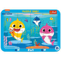 Happy Sharks 2 in 1 Baby Frame Jigsaw Puzzle