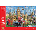 London Landmarks 1000 Piece Jigsaw Puzzle image number 1