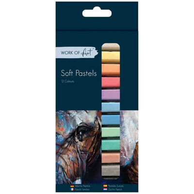 Work of Art Soft Pastels Set: Pack of 12 image number 1