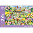 Spring Cottage 500 Piece Jigsaw Puzzle image number 1