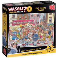 Wasgij Retro Original 3 - Full Monty Fever! 1000 Piece Jigsaw Puzzle