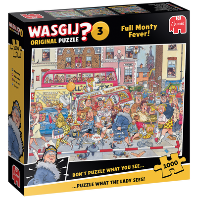 Wasgij Retro Original 3 - Full Monty Fever! 1000 Piece Jigsaw Puzzle image number 1