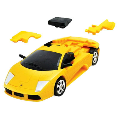 Lamborghini Solid 64 Piece 3D Jigsaw Puzzle image number 2